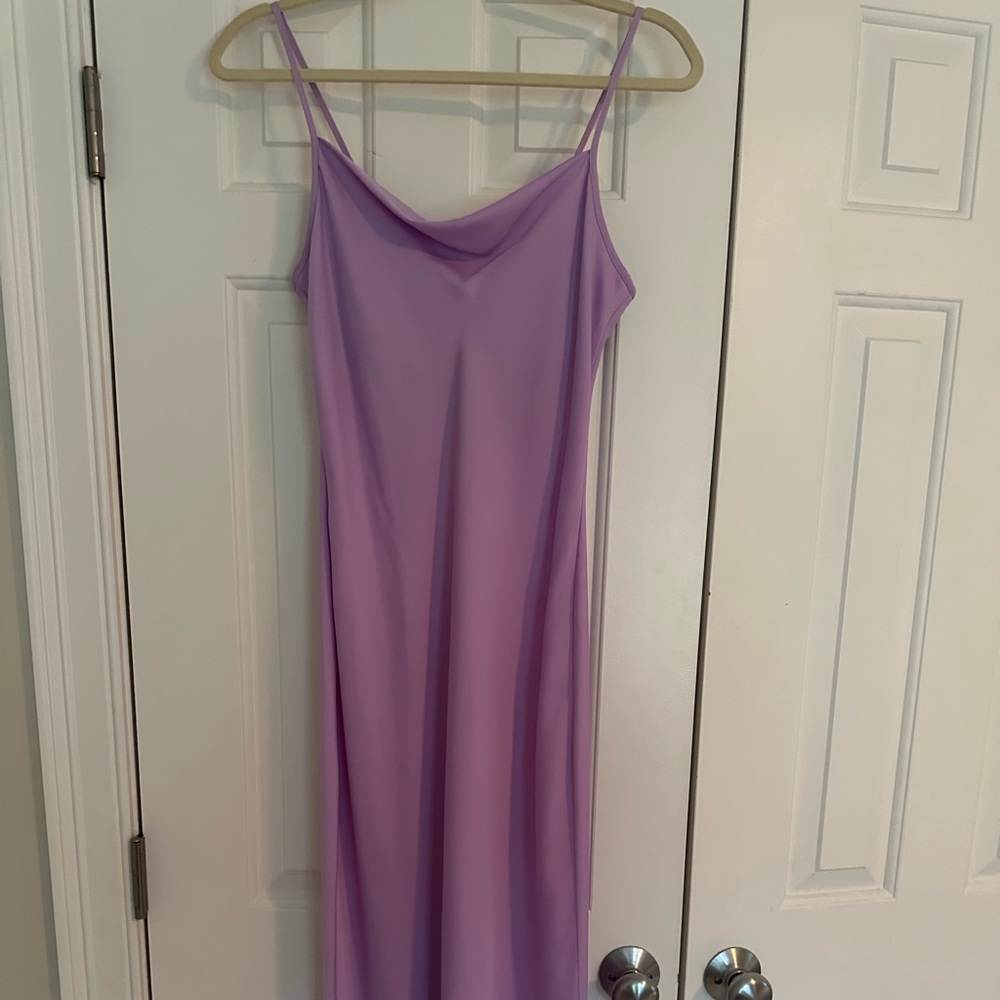 New Banana Republic lavender slip dress.